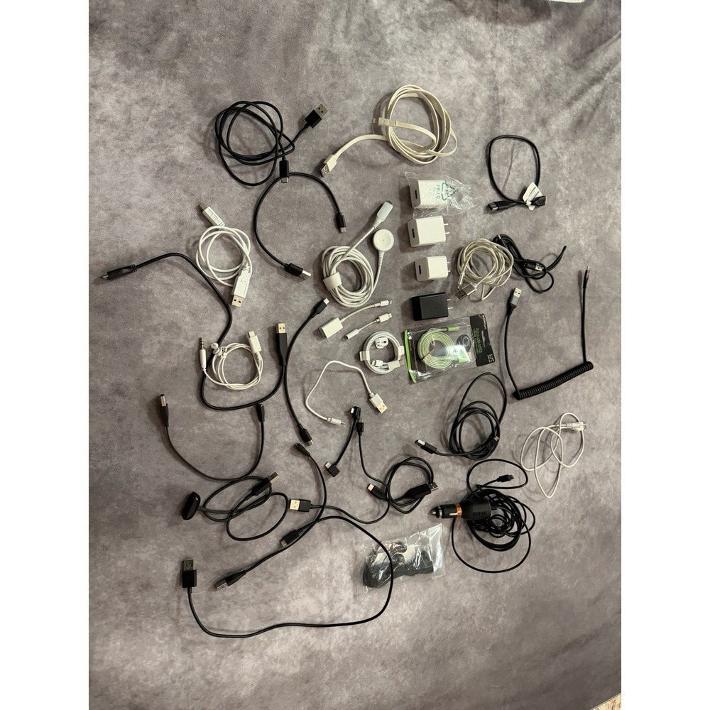 CIRCUIT Mixed Lot USB Charging Cables, Adapters & Wall Chargers